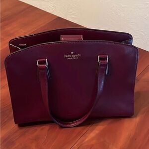 Kate Spade Deep Burgundy Shoulder Bag